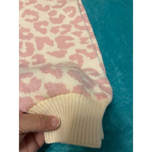 Adora Womens Small Leopard Print Sweater 50% Viscose 28% Nylon & 22% Polyester P - Picture 10 of 13